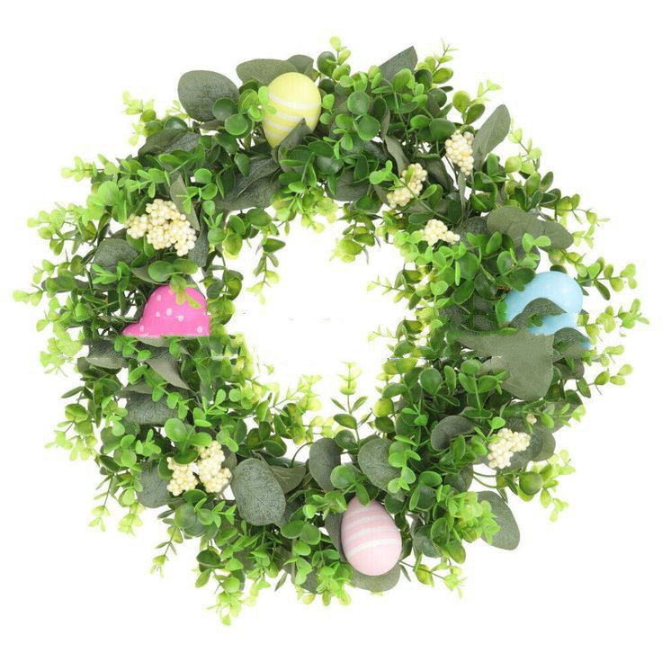 Fashion Easter Egg Door Wreath - See varieties!
