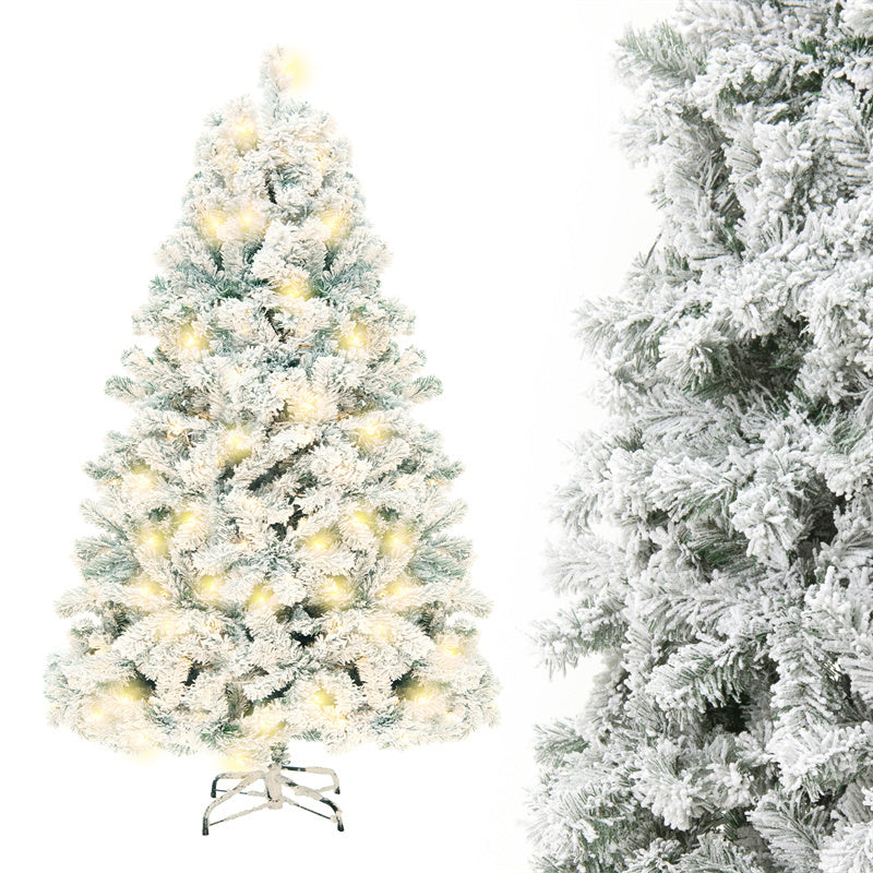 Divine Christmas Tree With Artificial Snow