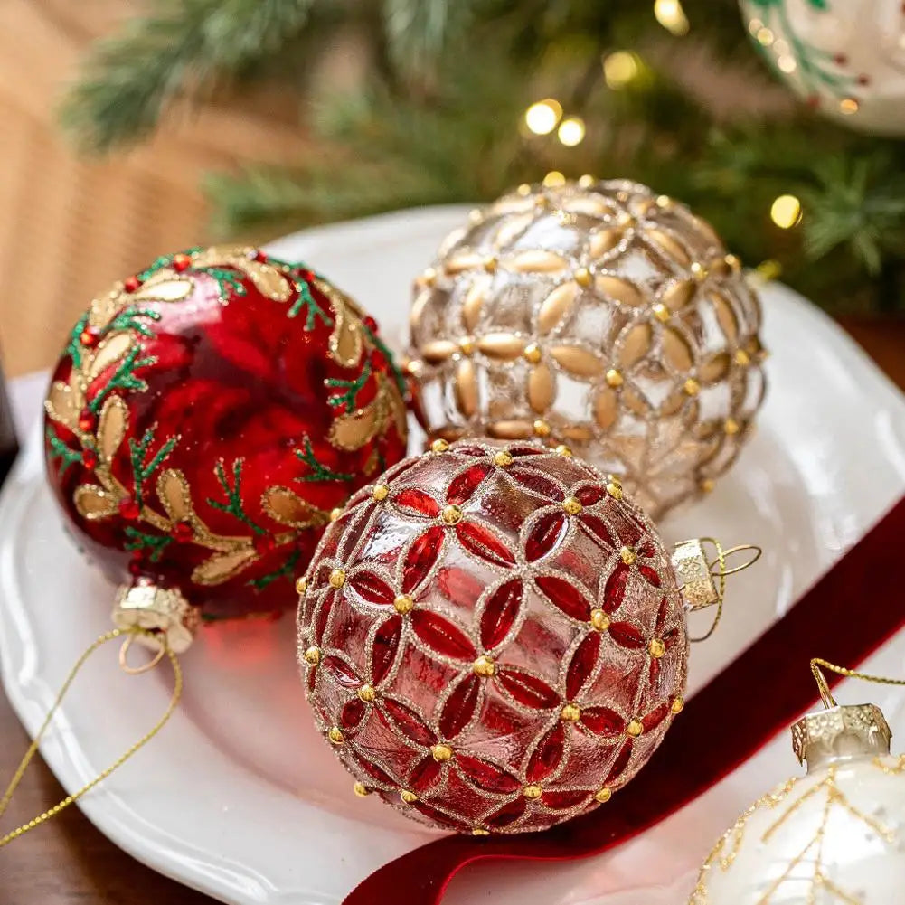 Glitter Glass Ball Ornament