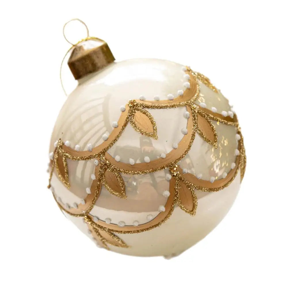 Glitter Glass Ball Ornament