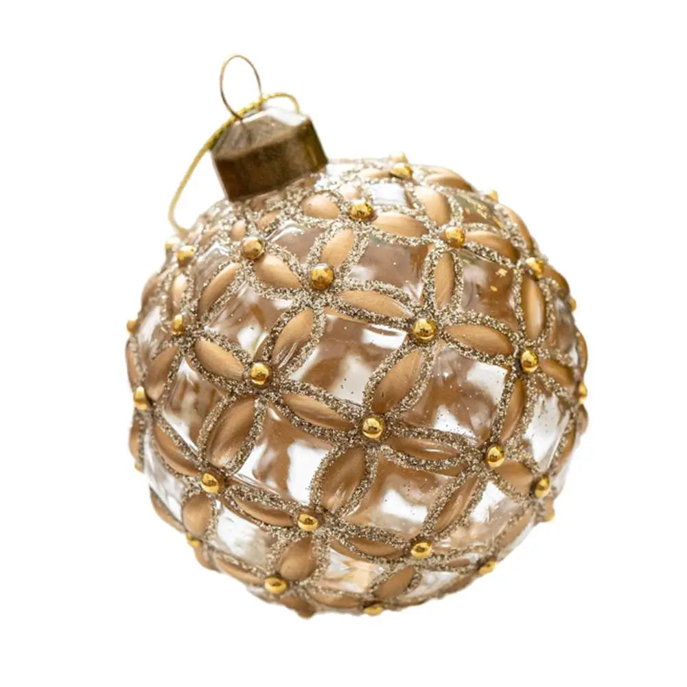 Glitter Glass Ball Ornament