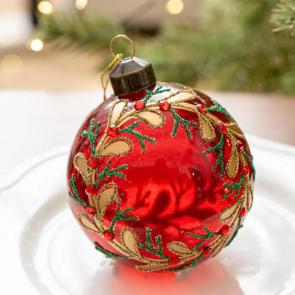 Glitter Glass Ball Ornament