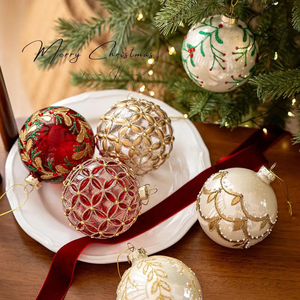Glitter Glass Ball Ornament