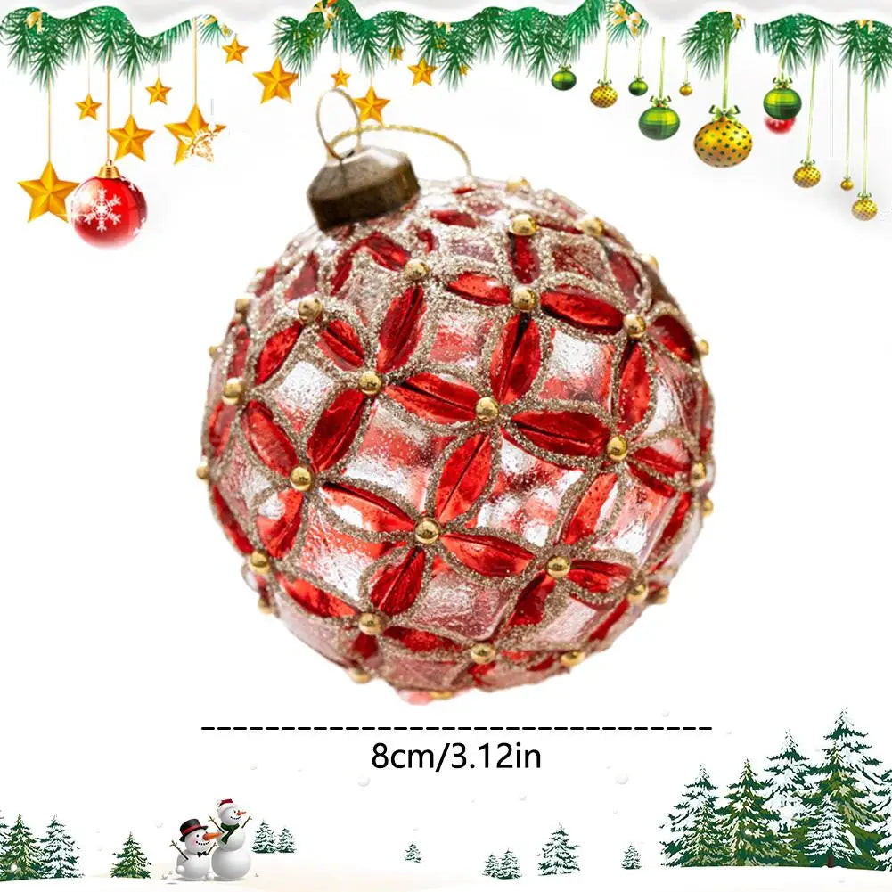 Glitter Glass Ball Ornament