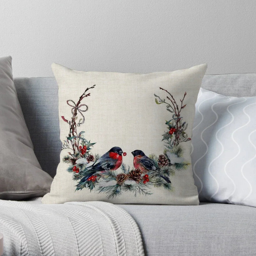 Home Christmas Decoration Linen Pillowcase - See vast designs available