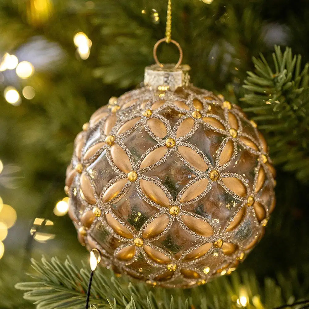 Glitter Glass Ball Ornament