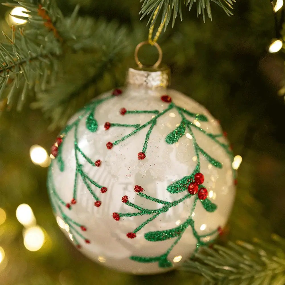 Glitter Glass Ball Ornament