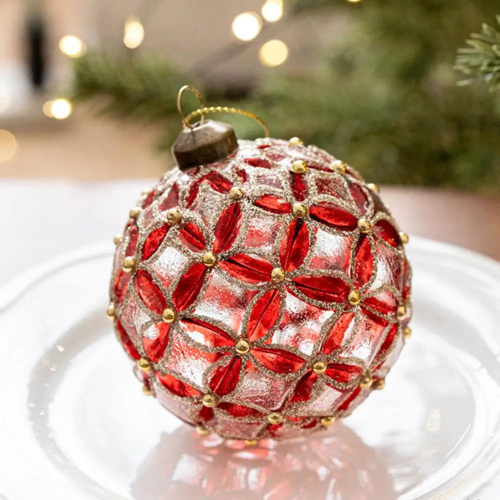Glitter Glass Ball Ornament