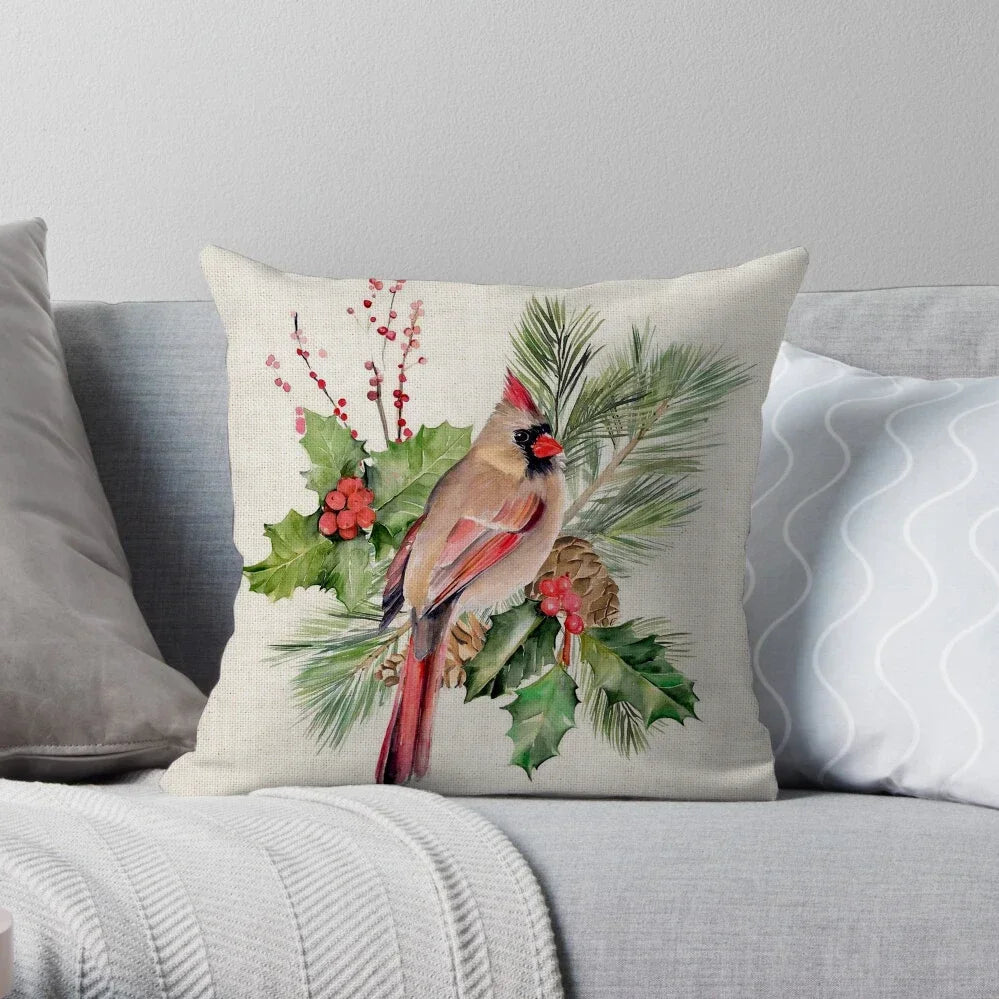 Home Christmas Decoration Linen Pillowcase - See vast designs available