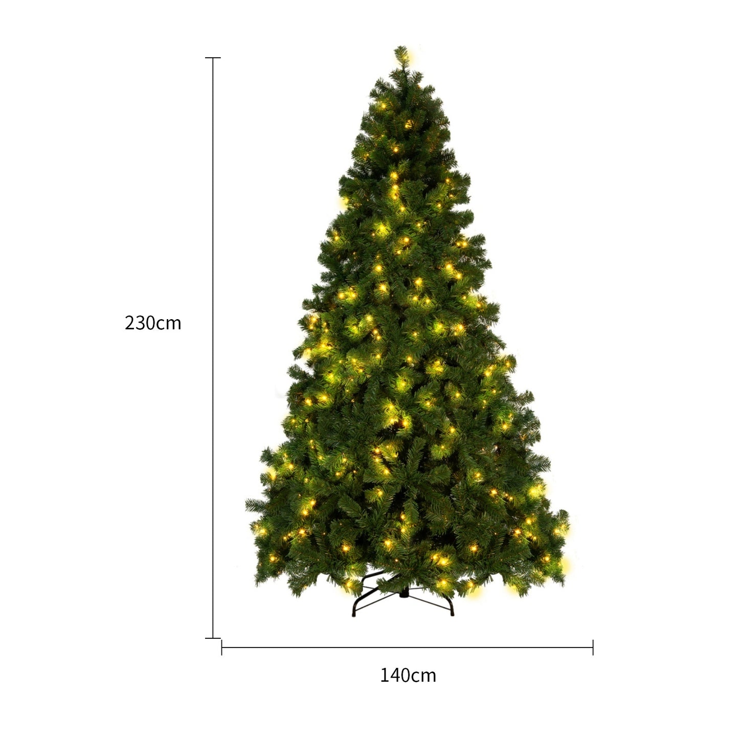 Divine Christmas Tree With Artificial Snow