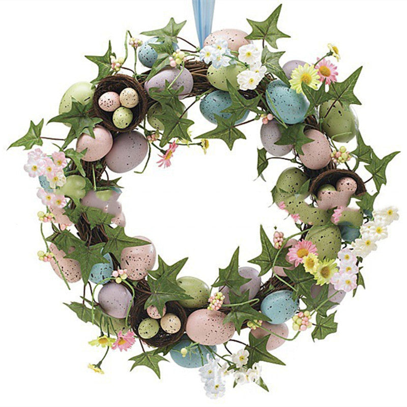 Fashion Easter Egg Door Wreath - See varieties!