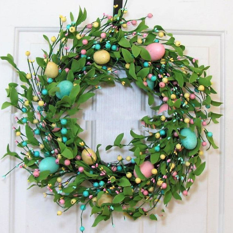 Fashion Easter Egg Door Wreath - See varieties!