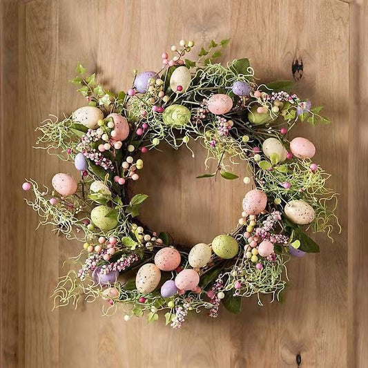 Fashion Easter Egg Door Wreath - See varieties!