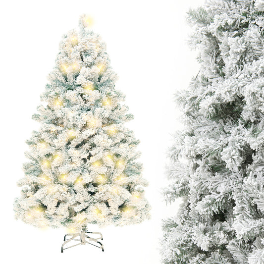 Divine Christmas Tree With Artificial Snow