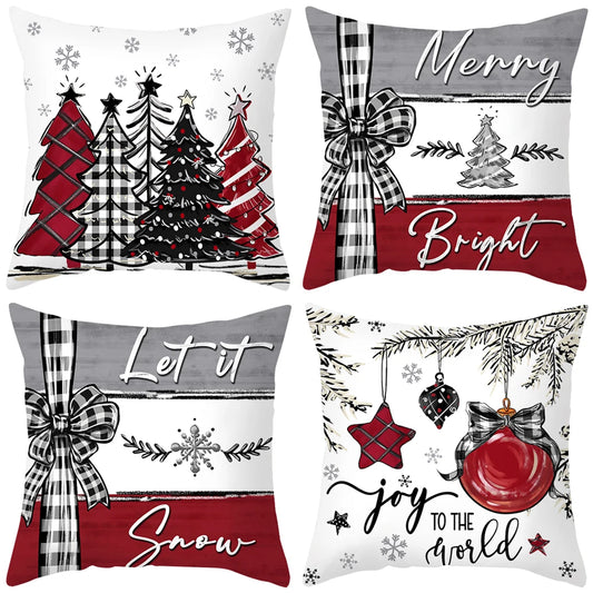 Christmas Cushion Pillowcase - See vast designs