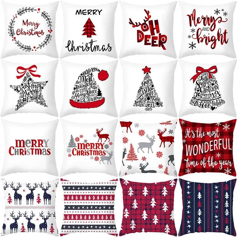 Christmas Cushion Pillowcase - See vast designs
