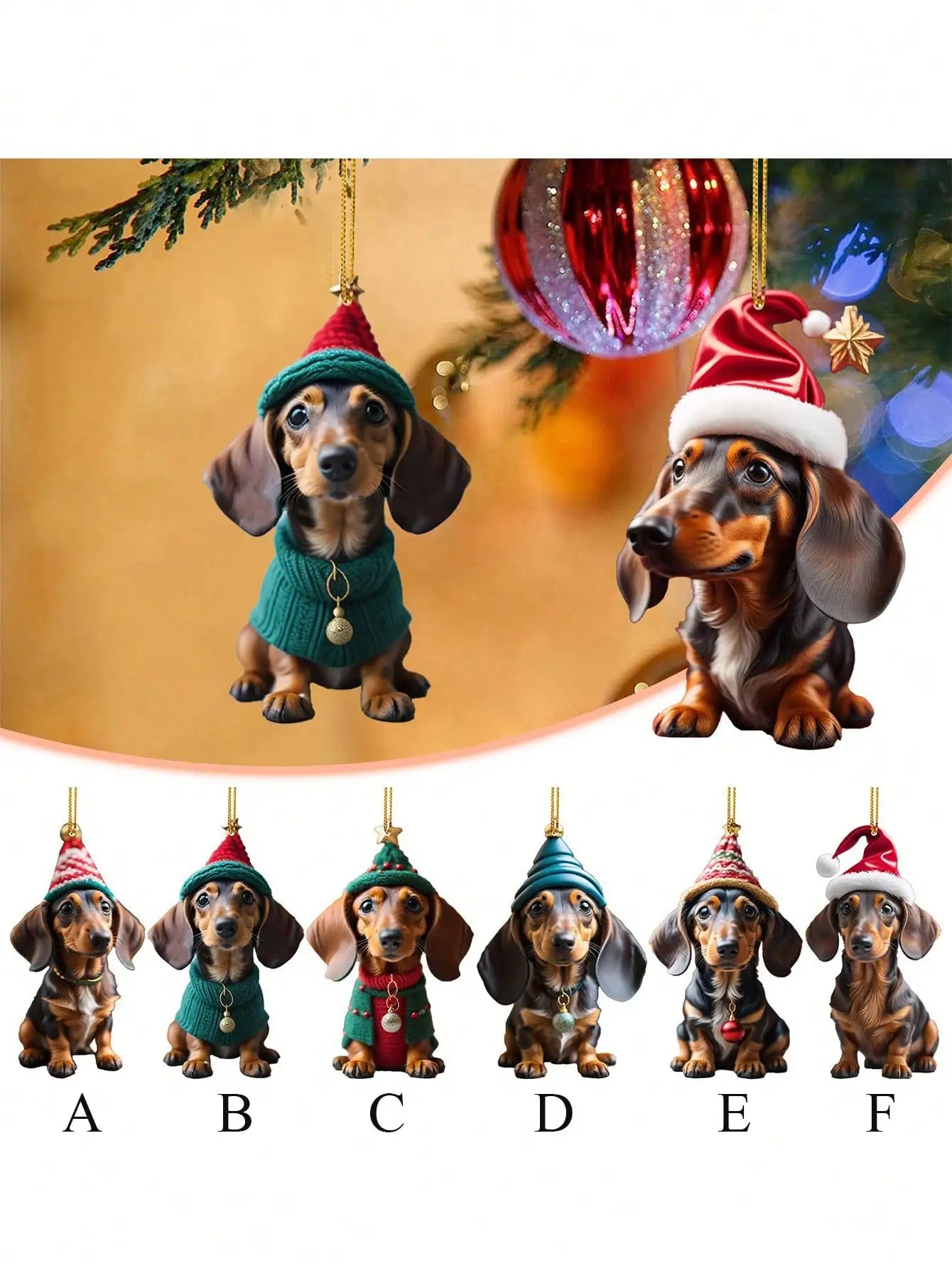 Puppy Acrylic Ornament