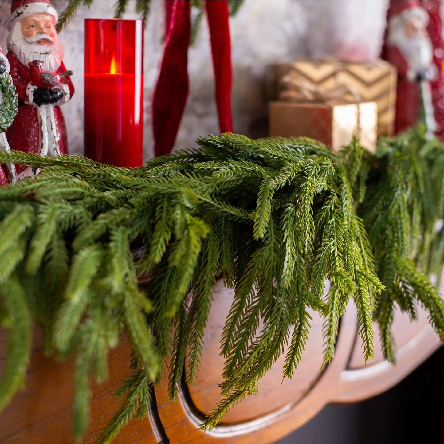 Christmas Norfolk Pine Garland