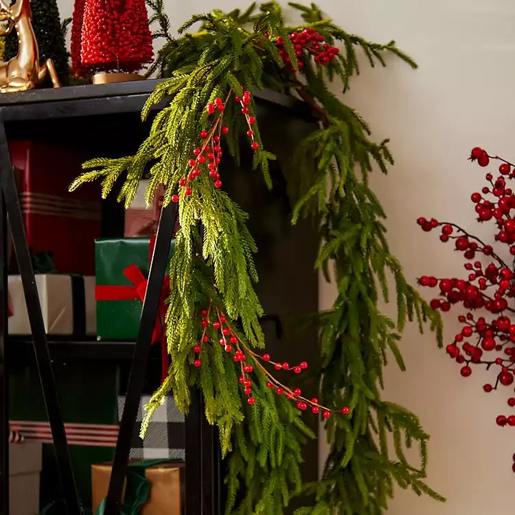 Christmas Norfolk Pine Garland